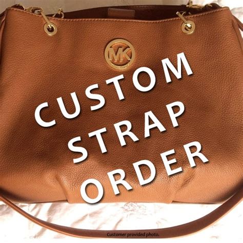 replacement handbag straps michael kors|Michael Kors handbag shoulder strap.